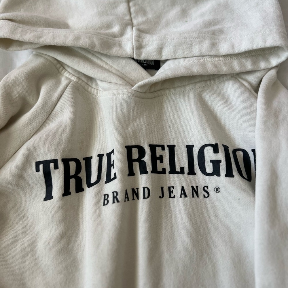 True Religion White Hoodie